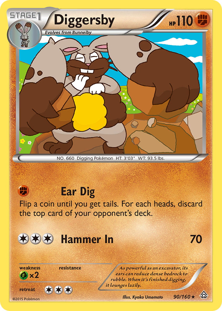 Diggersby (90/160) [XY: Primal Clash] | Card Merchant Takapuna