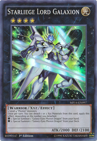 Starliege Lord Galaxion [MP14-EN097] Super Rare | Card Merchant Takapuna