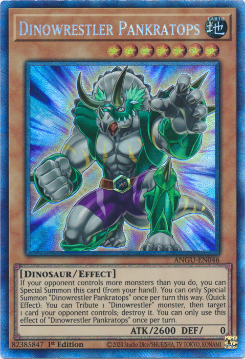 Dinowrestler Pankratops (Collector's Rare) [ANGU-EN046] Collector's Rare | Card Merchant Takapuna