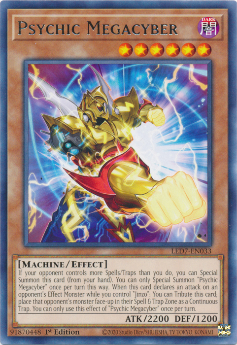 Psychic Megacyber [LED7-EN033] Rare | Card Merchant Takapuna