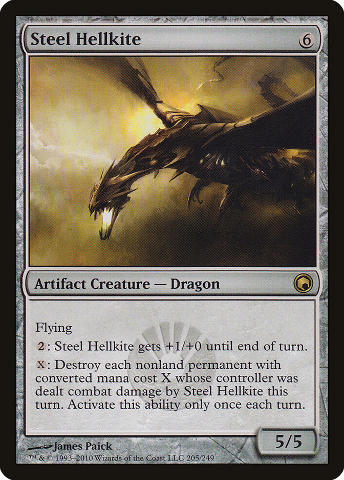 Steel Hellkite [Scars of Mirrodin] | Card Merchant Takapuna