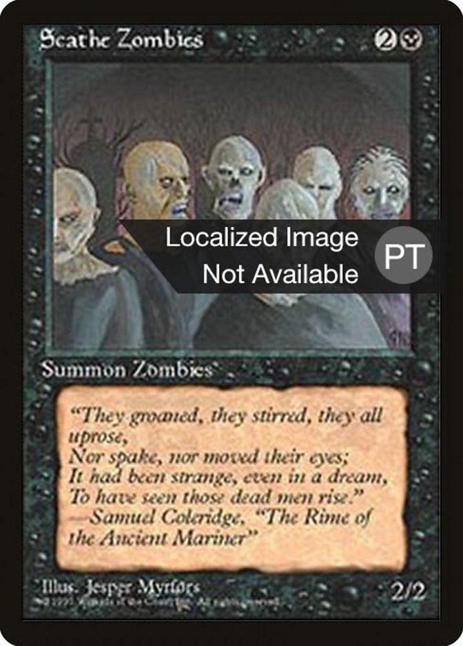 Scathe Zombies [Fourth Edition (Foreign Black Border)] | Card Merchant Takapuna