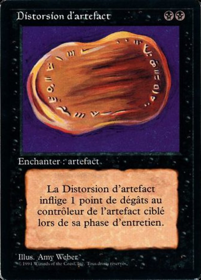 Warp Artifact [Foreign Black Border] | Card Merchant Takapuna