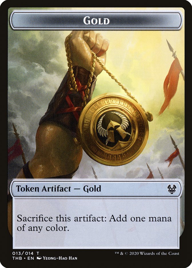 Gold Token [Theros Beyond Death Tokens] | Card Merchant Takapuna