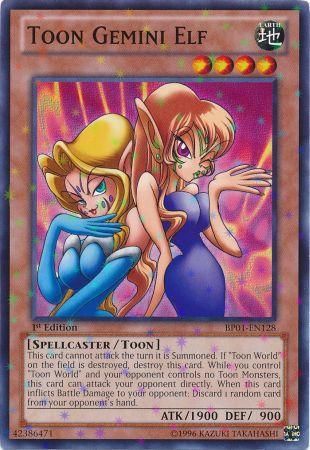 Toon Gemini Elf [BP01-EN128] Starfoil Rare | Card Merchant Takapuna