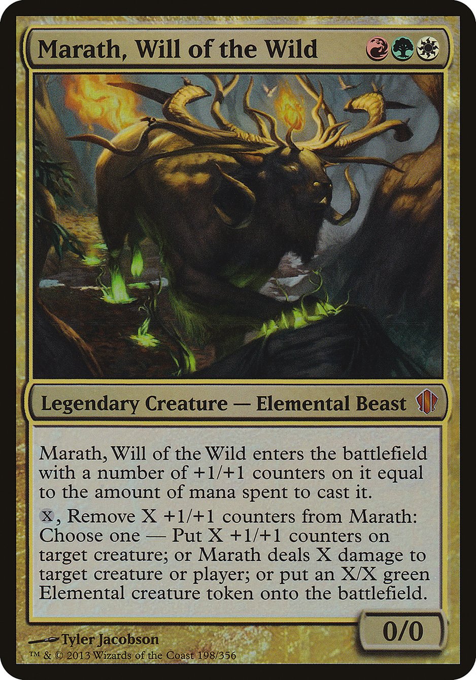 Marath, Will of the Wild (Oversized) [Commander 2013 Oversized] | Card Merchant Takapuna