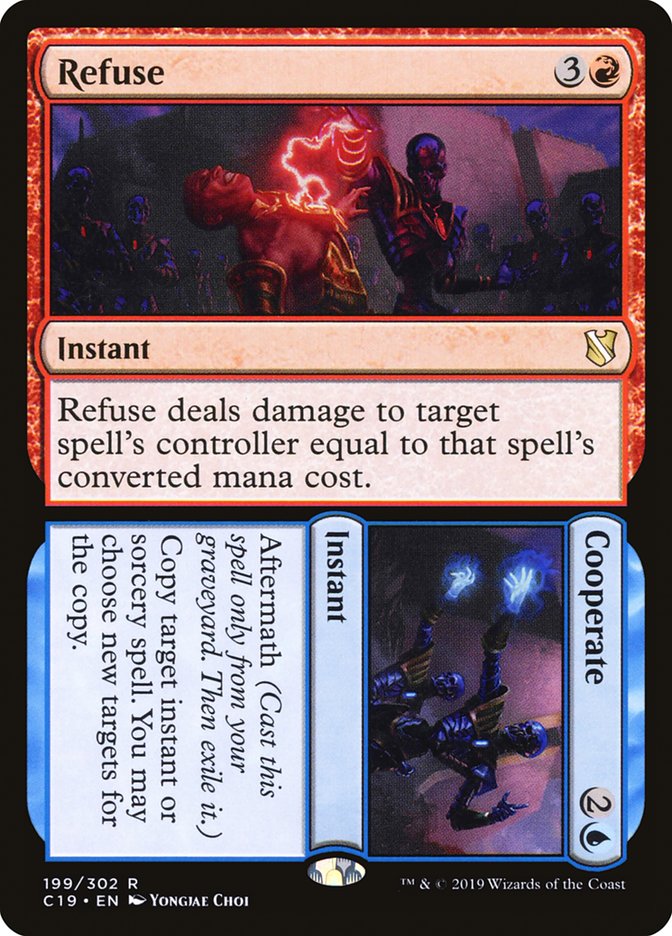 Refuse // Cooperate [Commander 2019] | Card Merchant Takapuna