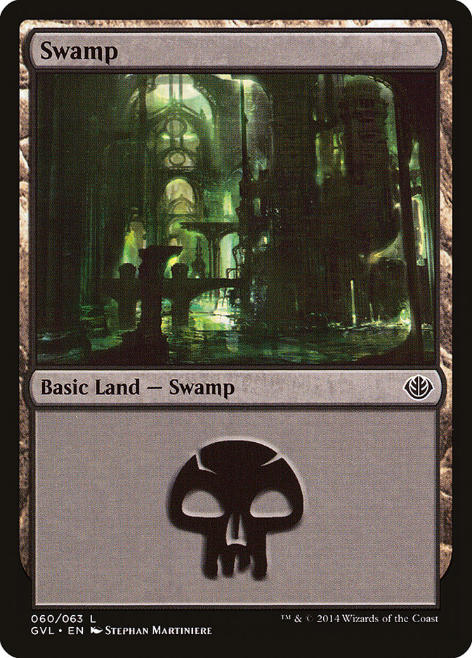 Swamp (60) (Garruk vs. Liliana) [Duel Decks Anthology] | Card Merchant Takapuna