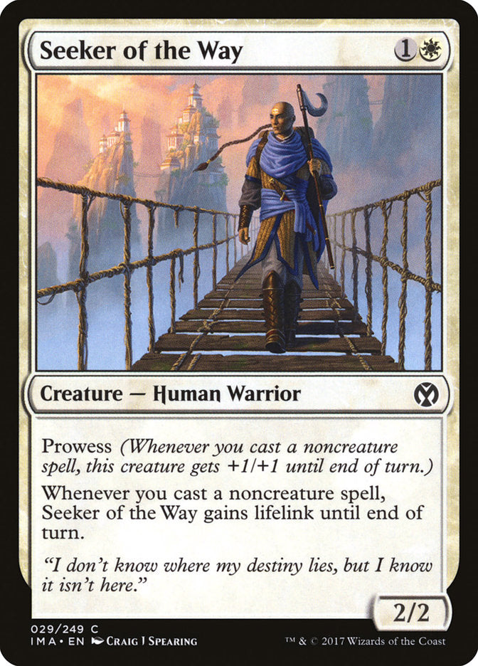 Seeker of the Way [Iconic Masters] | Card Merchant Takapuna