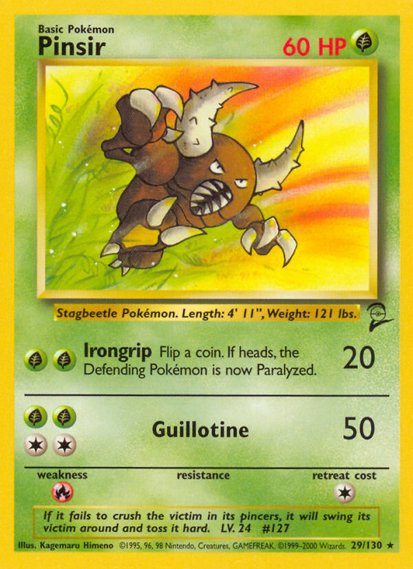 Pinsir (29/130) [Base Set 2] | Card Merchant Takapuna