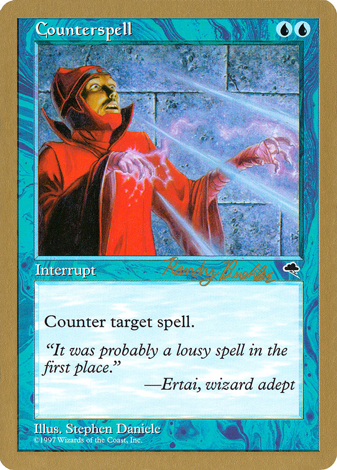 Counterspell (Randy Buehler) [World Championship Decks 1998] | Card Merchant Takapuna