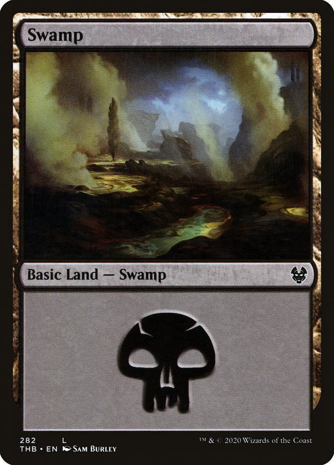 Swamp (282) [Theros Beyond Death] | Card Merchant Takapuna