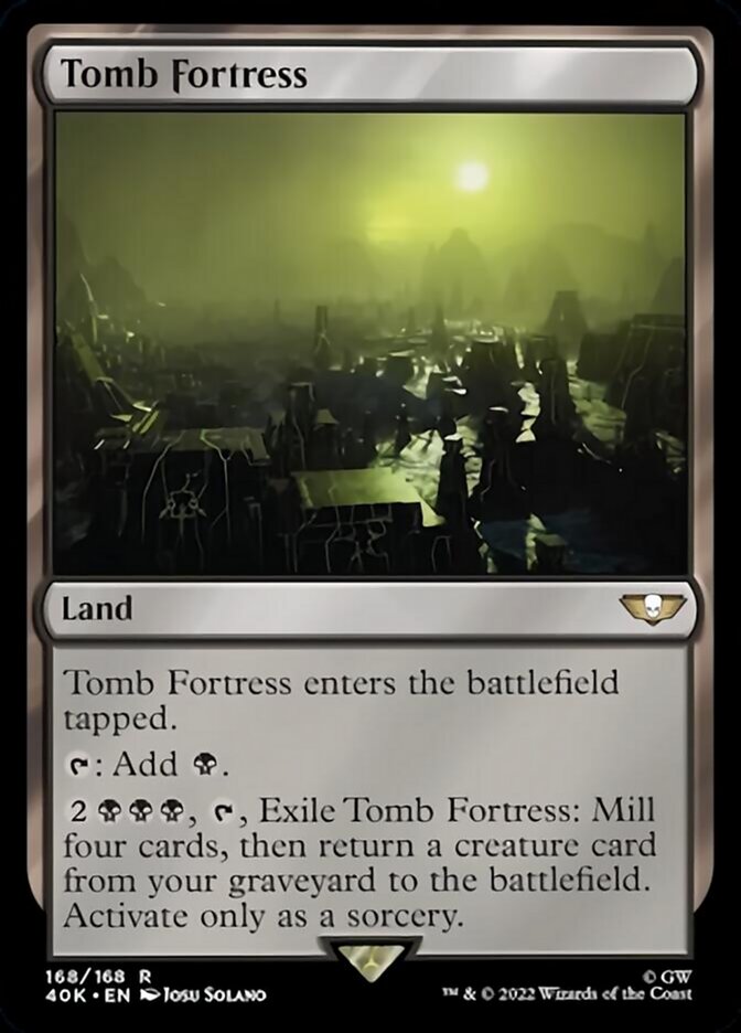 Tomb Fortress (Surge Foil) [Warhammer 40,000] | Card Merchant Takapuna