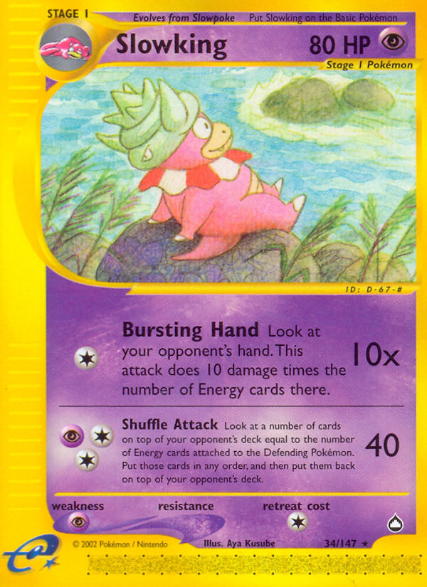 Slowking (34/147) [Aquapolis] | Card Merchant Takapuna