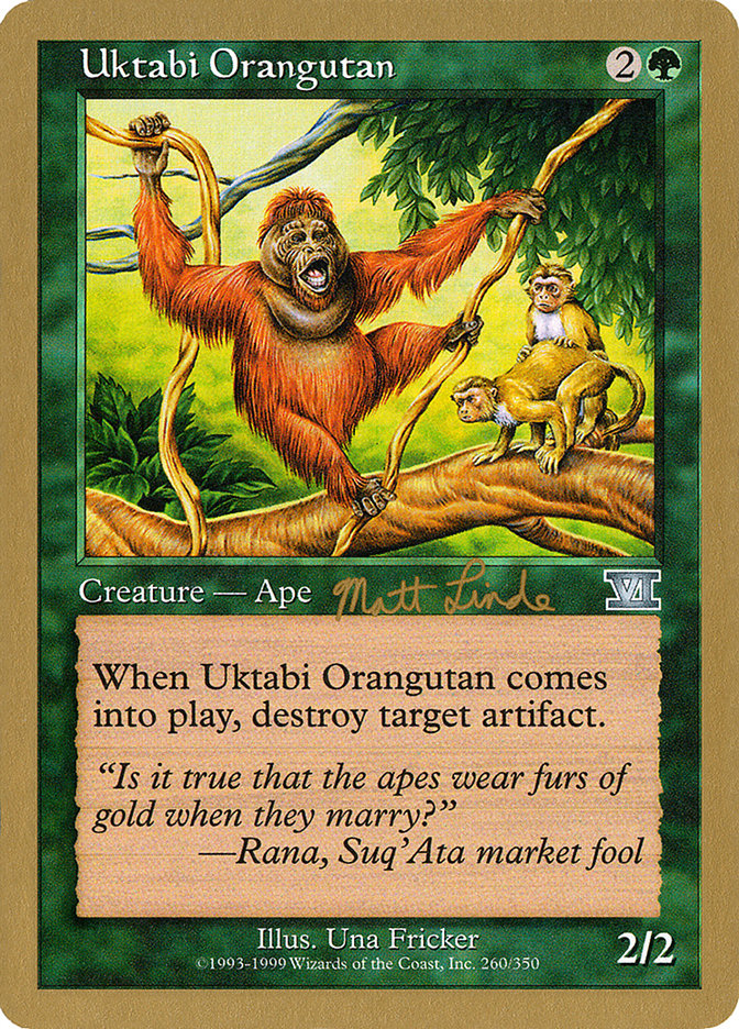 Uktabi Orangutan (Matt Linde) [World Championship Decks 1999] | Card Merchant Takapuna