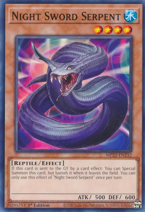 Night Sword Serpent [MP22-EN232] Common | Card Merchant Takapuna