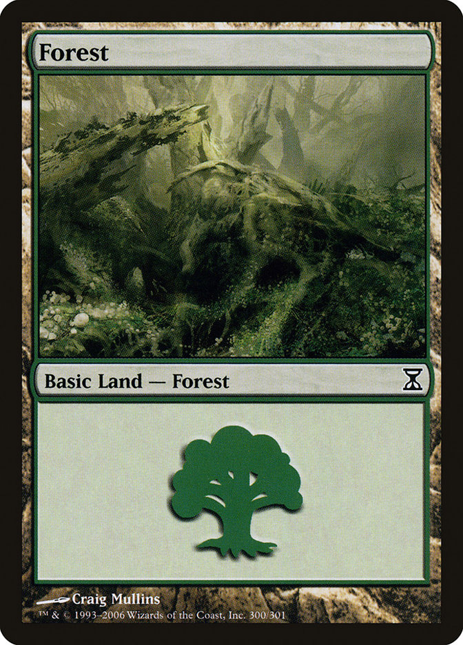 Forest (300) [Time Spiral] | Card Merchant Takapuna