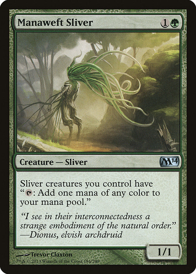 Manaweft Sliver [Magic 2014] | Card Merchant Takapuna