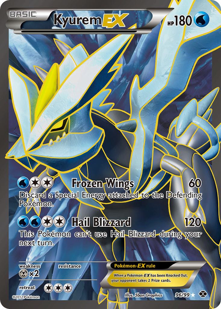 Kyurem EX (96/99) [Black & White: Next Destinies] | Card Merchant Takapuna