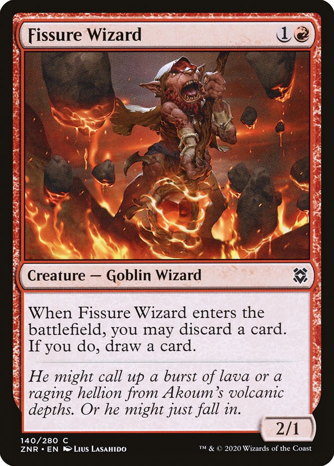 Fissure Wizard [Zendikar Rising] | Card Merchant Takapuna