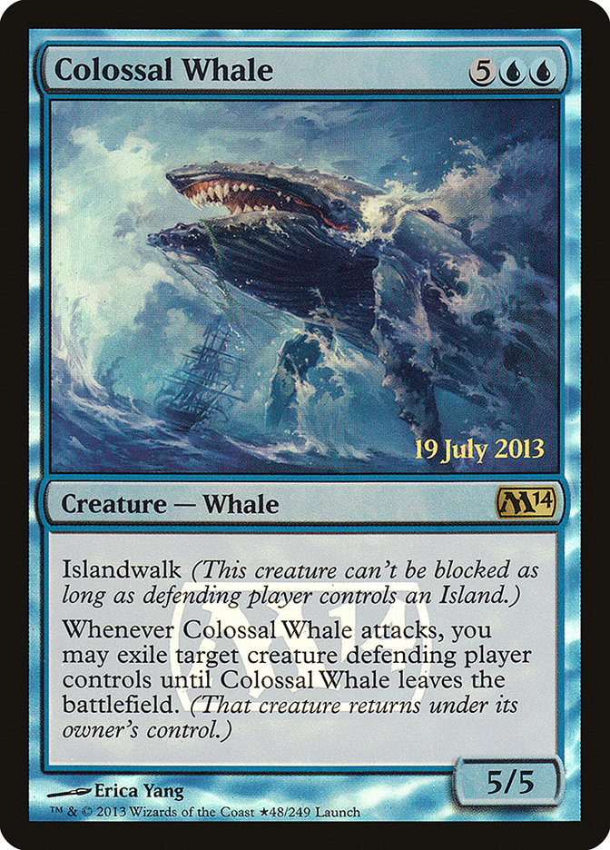 Colossal Whale [Magic 2014 Prerelease Promos] | Card Merchant Takapuna