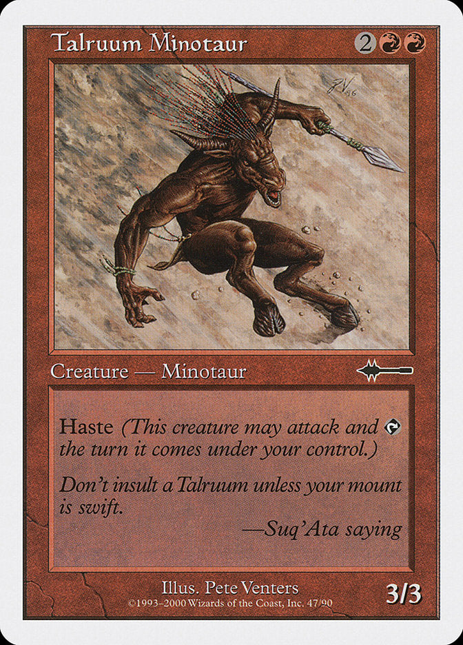 Talruum Minotaur [Beatdown] | Card Merchant Takapuna