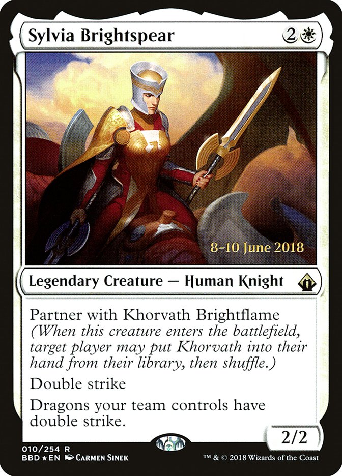 Sylvia Brightspear [Battlebond Prerelease Promos] | Card Merchant Takapuna