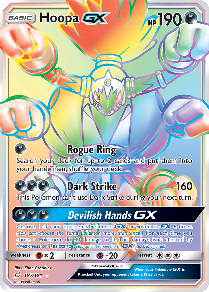 Hoopa GX (187/181) [Sun & Moon: Team Up] | Card Merchant Takapuna