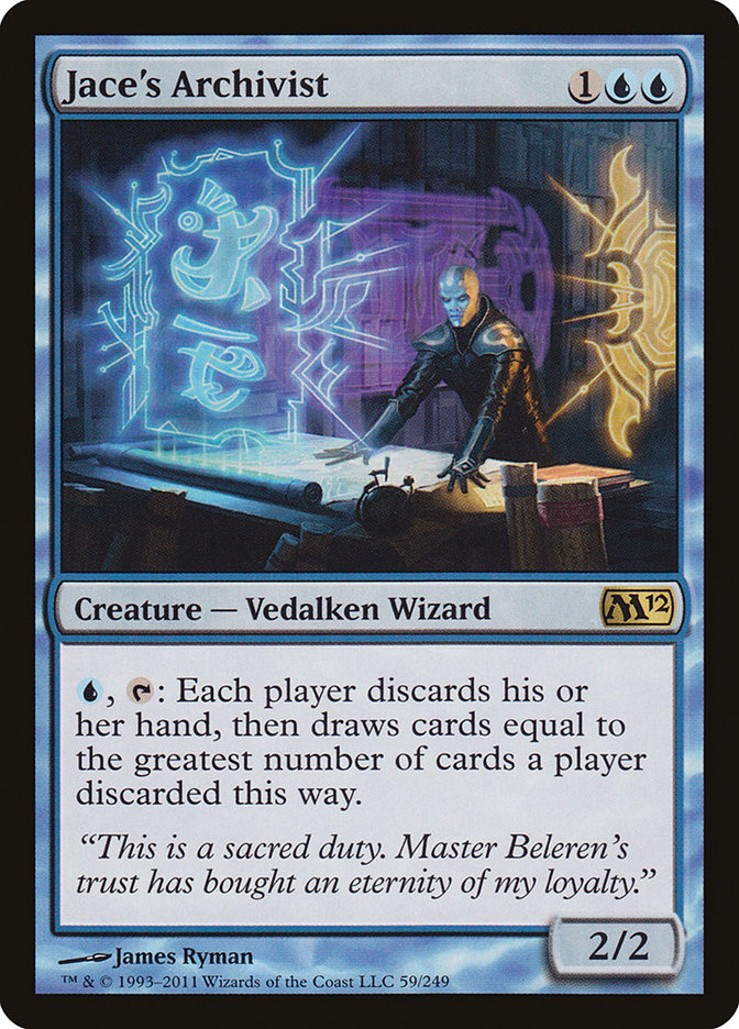 Jace's Archivist [Magic 2012] | Card Merchant Takapuna