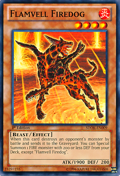 Flamvell Firedog [SDOK-EN009] Common | Card Merchant Takapuna