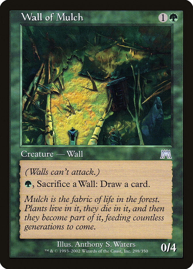 Wall of Mulch [Onslaught] | Card Merchant Takapuna