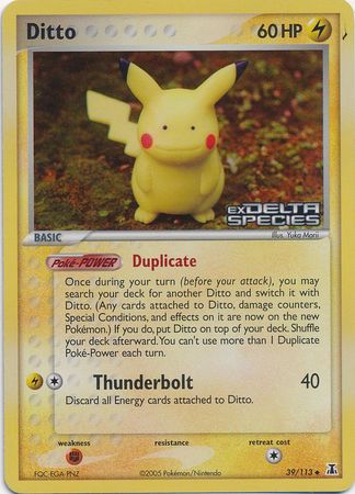 Ditto (39/113) (Stamped) [EX: Delta Species] | Card Merchant Takapuna