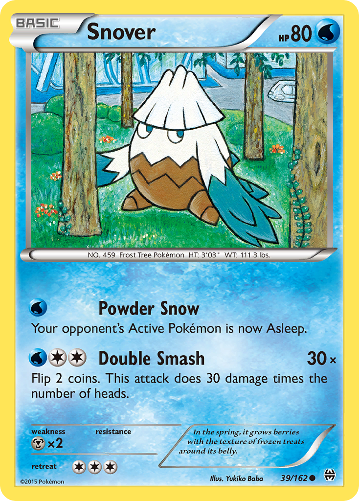 Snover (39/162) [XY: BREAKthrough] | Card Merchant Takapuna