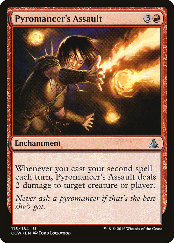 Pyromancer's Assault [Oath of the Gatewatch] | Card Merchant Takapuna