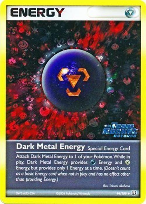 Dark Metal Energy (94/109) (Stamped) [EX: Team Rocket Returns] | Card Merchant Takapuna