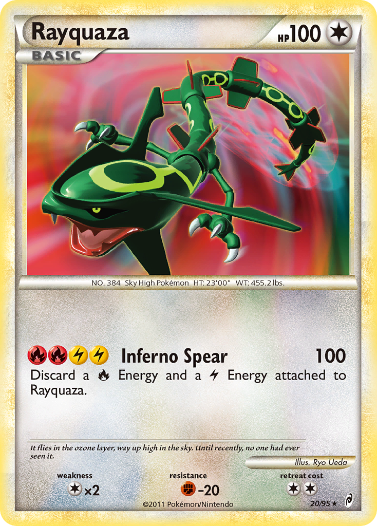 Rayquaza (20/95) [HeartGold & SoulSilver: Call of Legends] | Card Merchant Takapuna