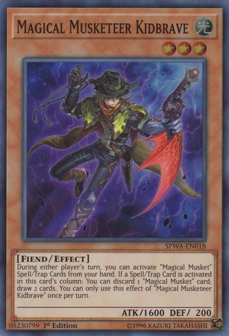 Magical Musketeer Kidbrave [SPWA-EN018] Super Rare | Card Merchant Takapuna