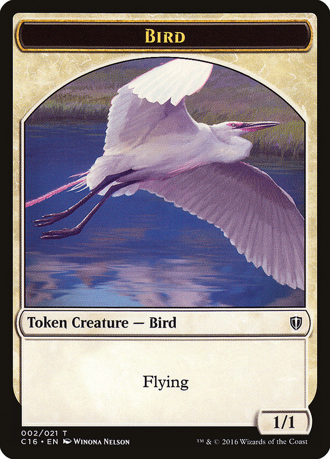 Myr // Bird (002) Double-Sided Token [Commander 2016 Tokens] | Card Merchant Takapuna