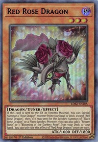 Red Rose Dragon (Blue) [LDS2-EN108] Ultra Rare | Card Merchant Takapuna