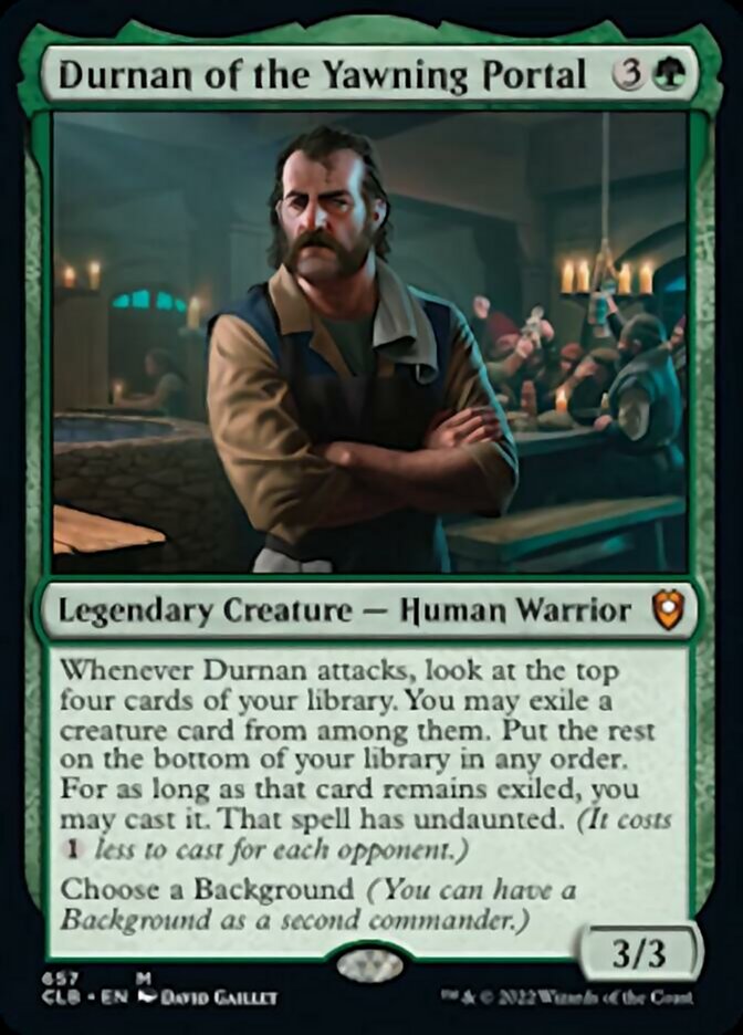 Durnan of the Yawning Portal [Commander Legends: Battle for Baldur's Gate] | Card Merchant Takapuna