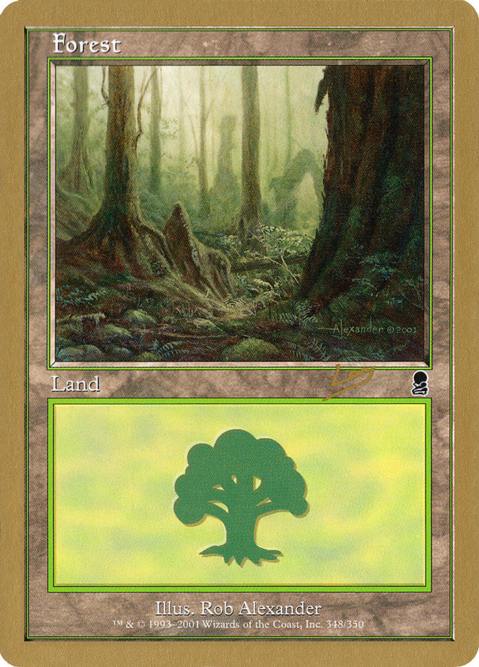 Forest (rl348) (Raphael Levy) [World Championship Decks 2002] | Card Merchant Takapuna