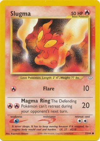 Slugma (53/64) [Neo Revelation Unlimited] | Card Merchant Takapuna