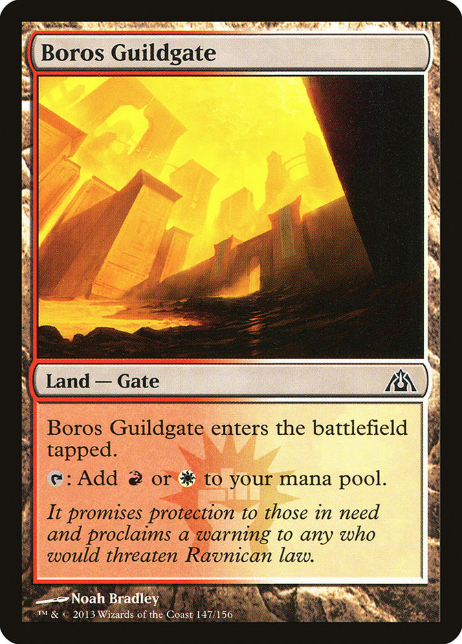 Boros Guildgate [Dragon's Maze] | Card Merchant Takapuna