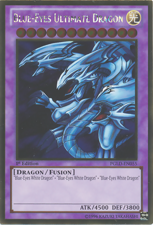 Blue-Eyes Ultimate Dragon [PGLD-EN055] Gold Rare | Card Merchant Takapuna