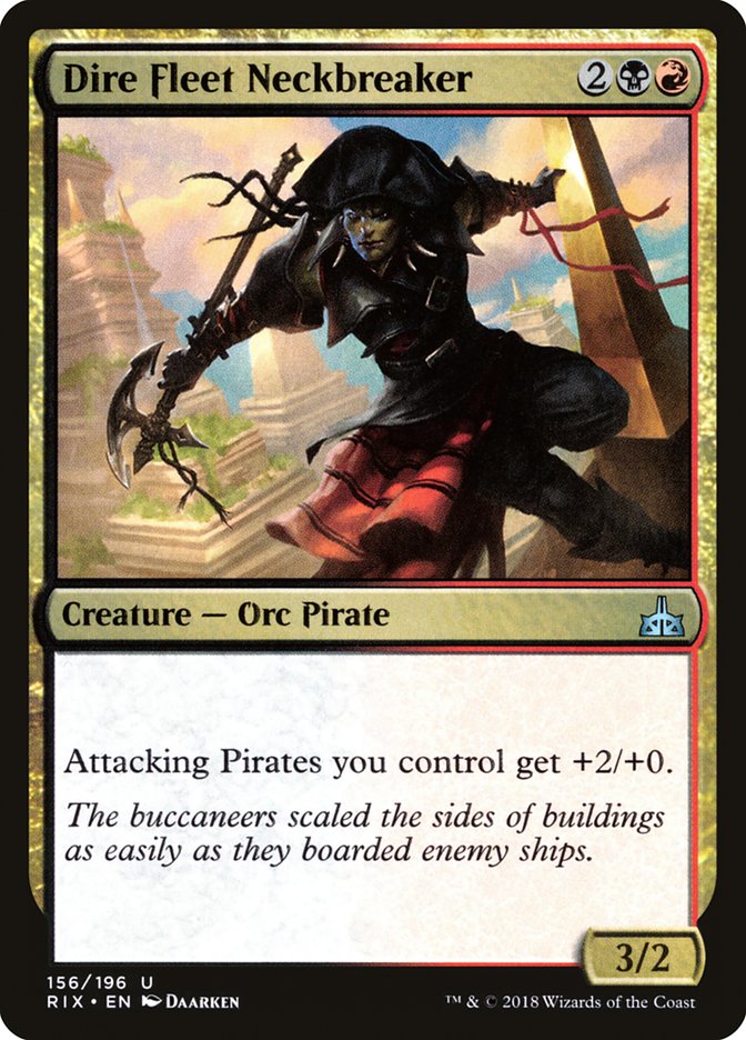 Dire Fleet Neckbreaker [Rivals of Ixalan] | Card Merchant Takapuna