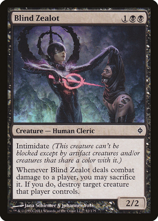 Blind Zealot [New Phyrexia] | Card Merchant Takapuna