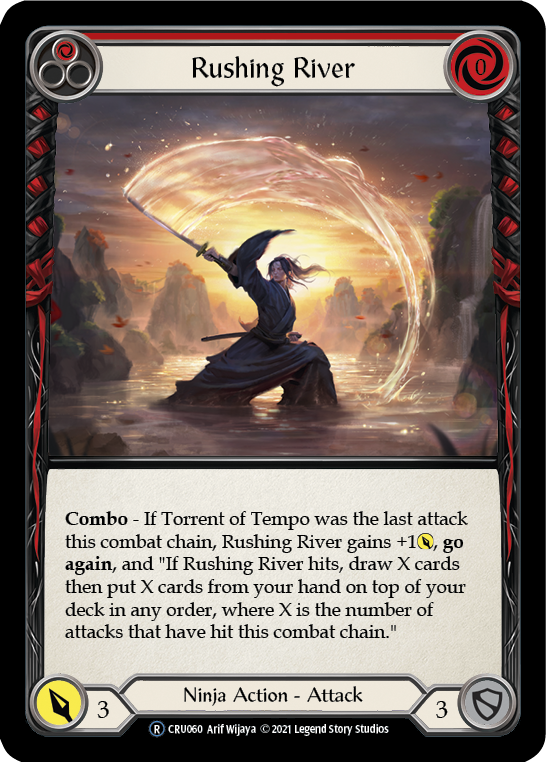 Rushing River (Red) [U-CRU060] (Crucible of War Unlimited)  Unlimited Normal | Card Merchant Takapuna