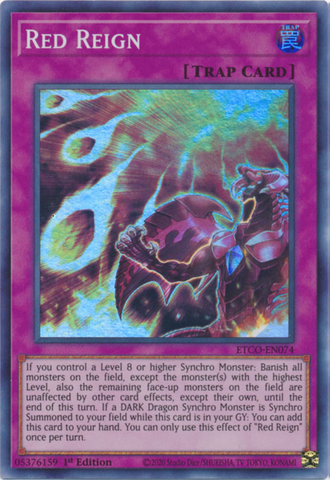 Red Reign [ETCO-EN074] Super Rare | Card Merchant Takapuna