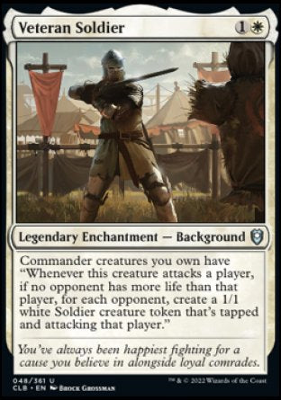 Veteran Soldier [Commander Legends: Battle for Baldur's Gate] | Card Merchant Takapuna