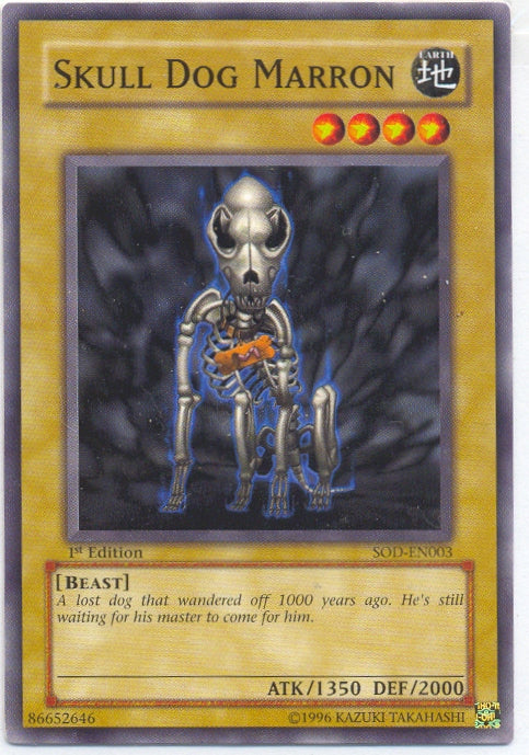 Skull Dog Marron [SOD-EN003] Common | Card Merchant Takapuna